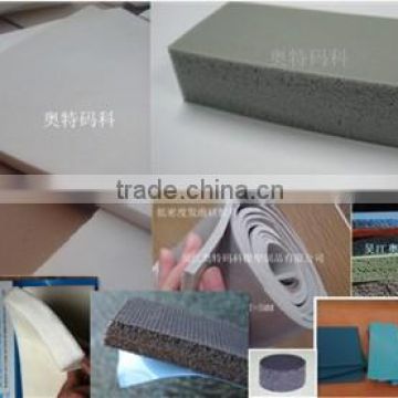 High temperature 7mm silicone foam board with self-adhesive