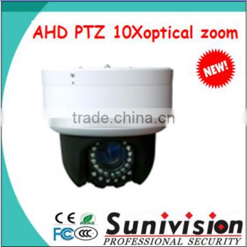 CMOS sensor 10X Optical zoom indoor high speed dome ptz camera mini smart ahd ptz