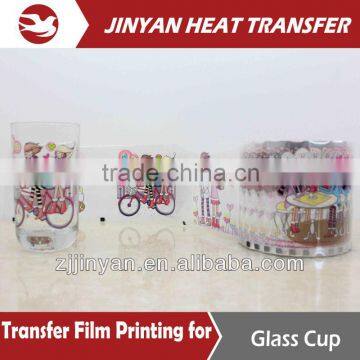 Customized Glass Cup Printing Film for heat transfer