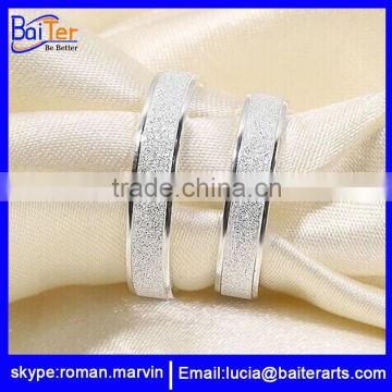 Wholesale Dull Polishing 925 Sterling Silver Lesbian Wedding Rings