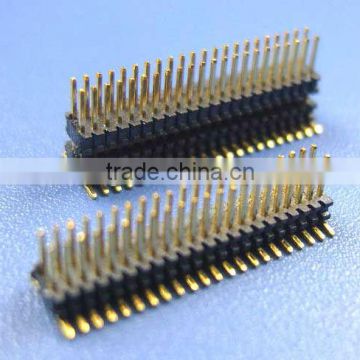 SMT Type 1.0mm Double Insulator Double Row Pin Header H=1.0
