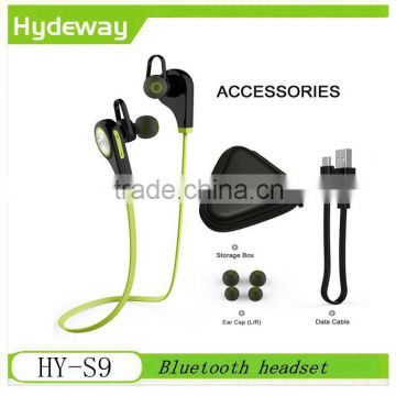 Newest Model Wireless Sports Headphones HY-S9 Bluetooth Headset Manufacturer China