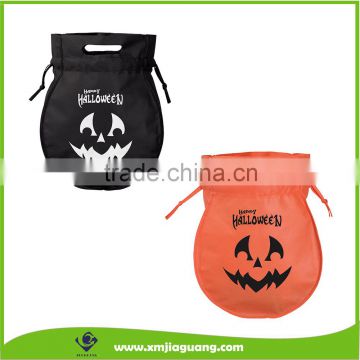 Halloween Design Rounder Shape Tote Bag with Drawstring