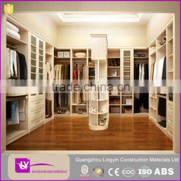 Walk in closet modular wardrobe bedroom furniture from Foshan supplier