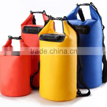 2015 new style waterproof ocean pack dry bag with handle and strap yellow blue red 1l,10l.15l,20l,30l, 40l, 50l,60l,80l