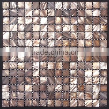 Precious and craft Chinese freshwater shell mosaic seamless pattern for bathroom