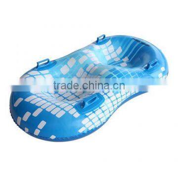 double seat durable inflatable snow tube