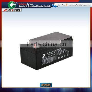 12V3.2AH long life reliable quality lead acid storage battery