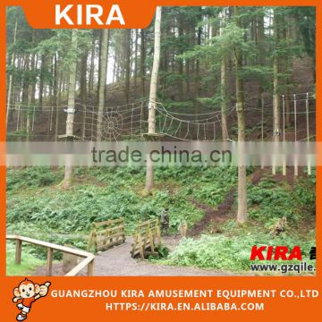 KIRA Children Climbing Wall and Rope Course Adventure Equipment