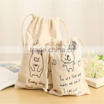 Cute Jute Drawstring Gift Pouches,Jute Burlap Gift Bags