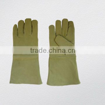 pig split two pieces leather safety welding glove