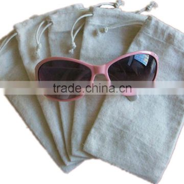 18x9.5cm sunglasses brushed cotton pouch