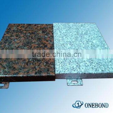Marbleizing aluminum solid panel for wall decoration panel