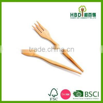 Bamboo Cheese fork set of 2, wholesale