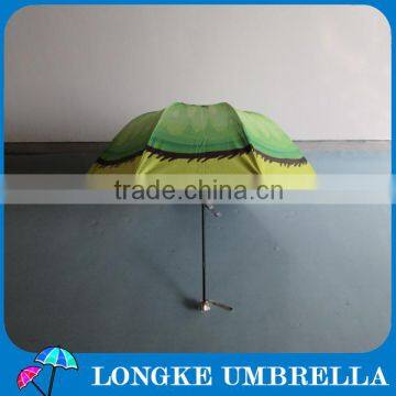 Fruit umbrella series Kiwi 3 folding umbrella dome umbrella