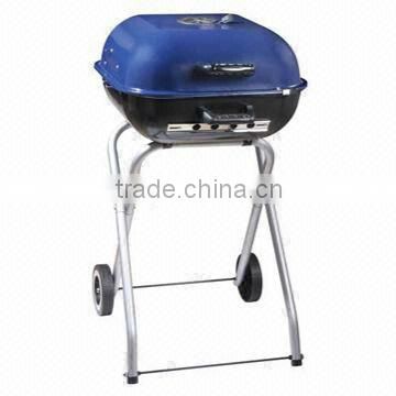 Steel Outdoor portable cart BBQ grills with long leg