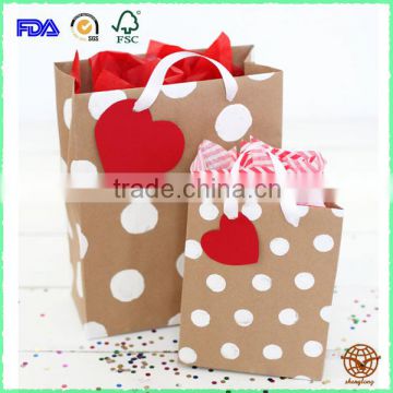 Wholesale Customized Printing Kraft Paper Bag,Exellent Quality Shopping bag