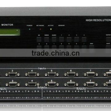 CCTV Matrix Switcher, 8x2 HDMI, 8 Input, 2 Output, VGA Matrix Switcher