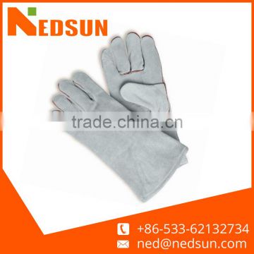 Protection hand split safety leather gloves for welding