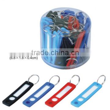 Packaged Plastic Id Tags Name Card Label Keychains