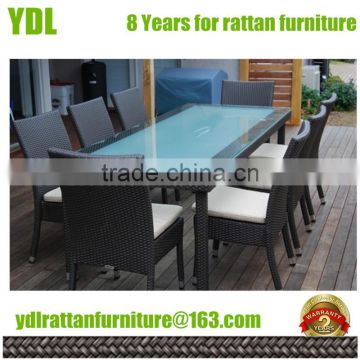 Youdeli Outdoor Furniture 8 Seater Rattan Dining Set