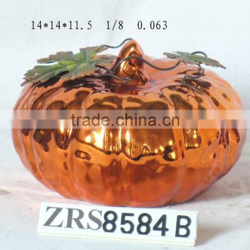 ceramic electroplated pumpkin