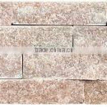 FSSW-407 Pink Quartz Culture Stone Home Wall Decoration