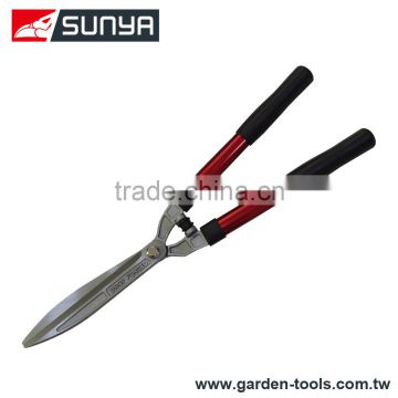 Classic steel handle drop forged straight blade garden bush hedge shears