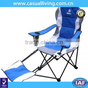 Hot sale lightweight folding beach chair with footrest