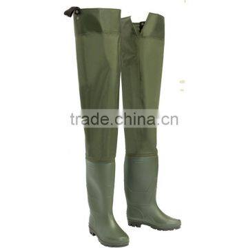 low price and good quality pvc nylon hip wader from factory