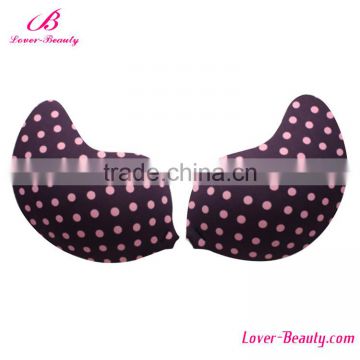 Wholesale Lovely Polka Dot Invisible Push Up Girl Sexy Open Nipple Bras