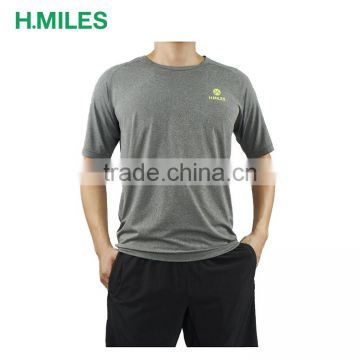 Athletic sport Apparel Short Sleeve promotion dry fit running t-shirt/men running t shirt