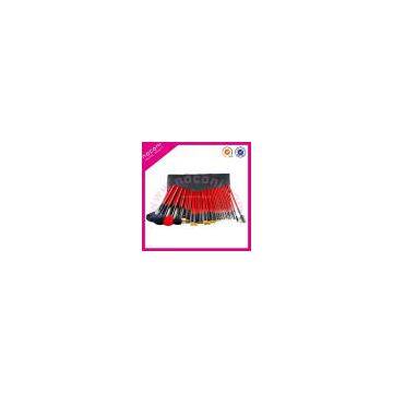 noconi red makeup brush  set