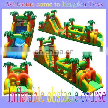 Jungle playground obstacle course for fun
