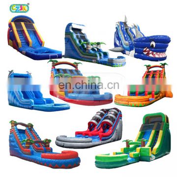 air filled blower amazing and fun inflatable water slide with pool for kids