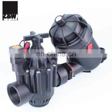 2-Inch Globe or Angle Valve with Flow Control and DC Latching irrigation solenoid valve 2 in. 200P WITH FILTER RAIN BIRD