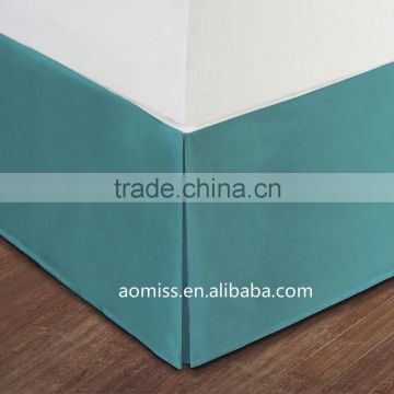 Guangzhou factory 5 Star Hotel 100% polyester decorative fireproof bed skirt