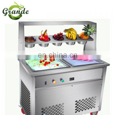 Cheap Commercial Lebanon Making Thai Rolled Ice Cream Machines/Maker