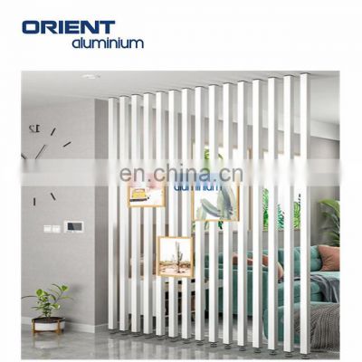 decorative room screens with black colors in aluminum living divider