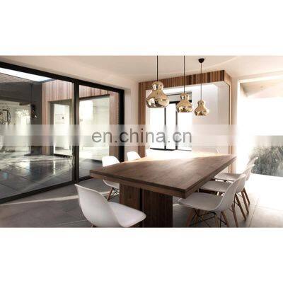 Customized Aluminum Sliding Frosted Glass Interior Doors