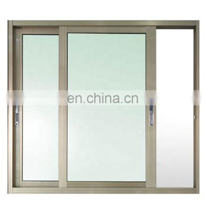 High quality double glazed sliding windows with grill