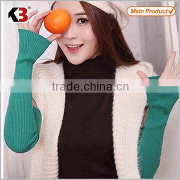 Top quality cotton gloves half fingers gloves & mittens, guangzhou fingerless cable knit gloves/