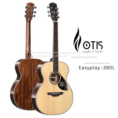 OEM guitar factory wholesale 38inch class design spruce top wood 6 strings guitar