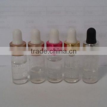 3ml empty glass frost dropper vial,cosmetic essential oil bottle with metal dropper