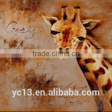 Terrific animal oil painting hotel painting deer ct-362