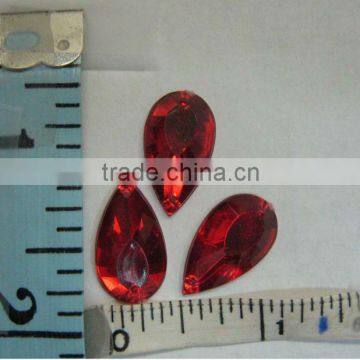 Tear Drop Shape Acrylic Stone for sewing Button 40pcs