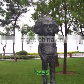 Bronze famous scientist statue of Albert Einstein