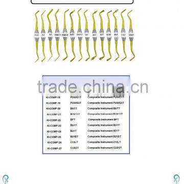 composite instruments set gold