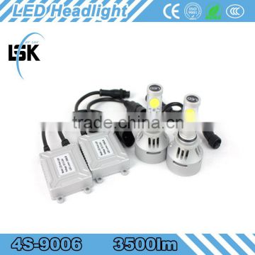 35w per bulb efficient heat dissipation design 3500lm 12v-24v CAR led headlight WITH TWO YEARS WARRANTY