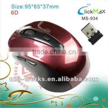 new USB 6D optical 2.4G wireless mouse